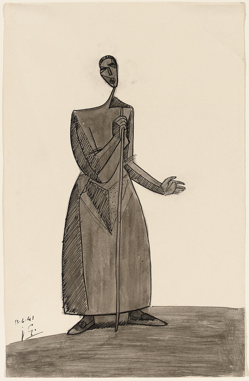 Bonde med stav, 1941 av Julio Gonzalez