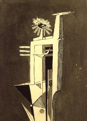 Skrikande figur, Profeten, 1941 av Julio Gonzalez