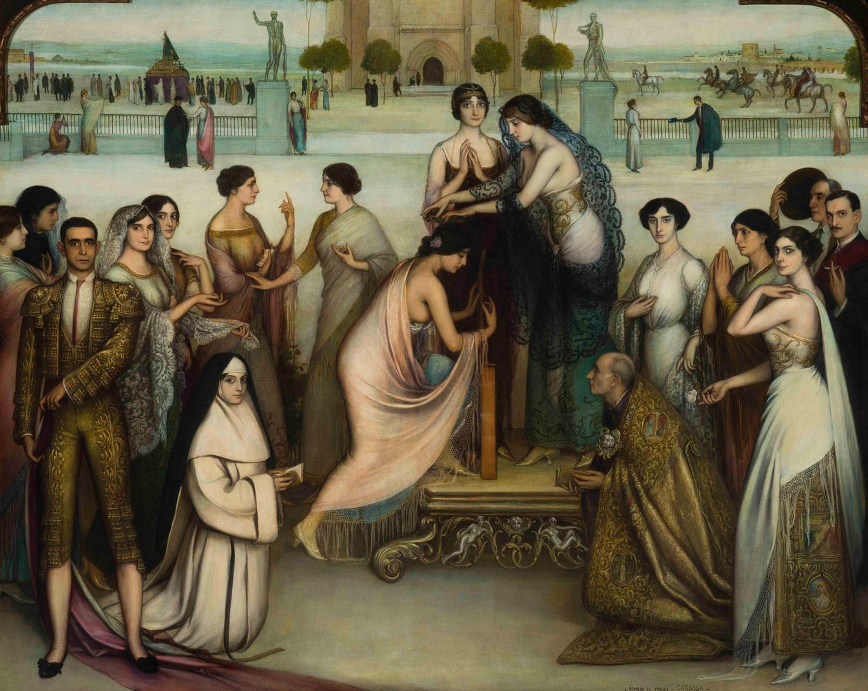Kuplettens invigning, 1911-1912. av Julio Romero de Torres