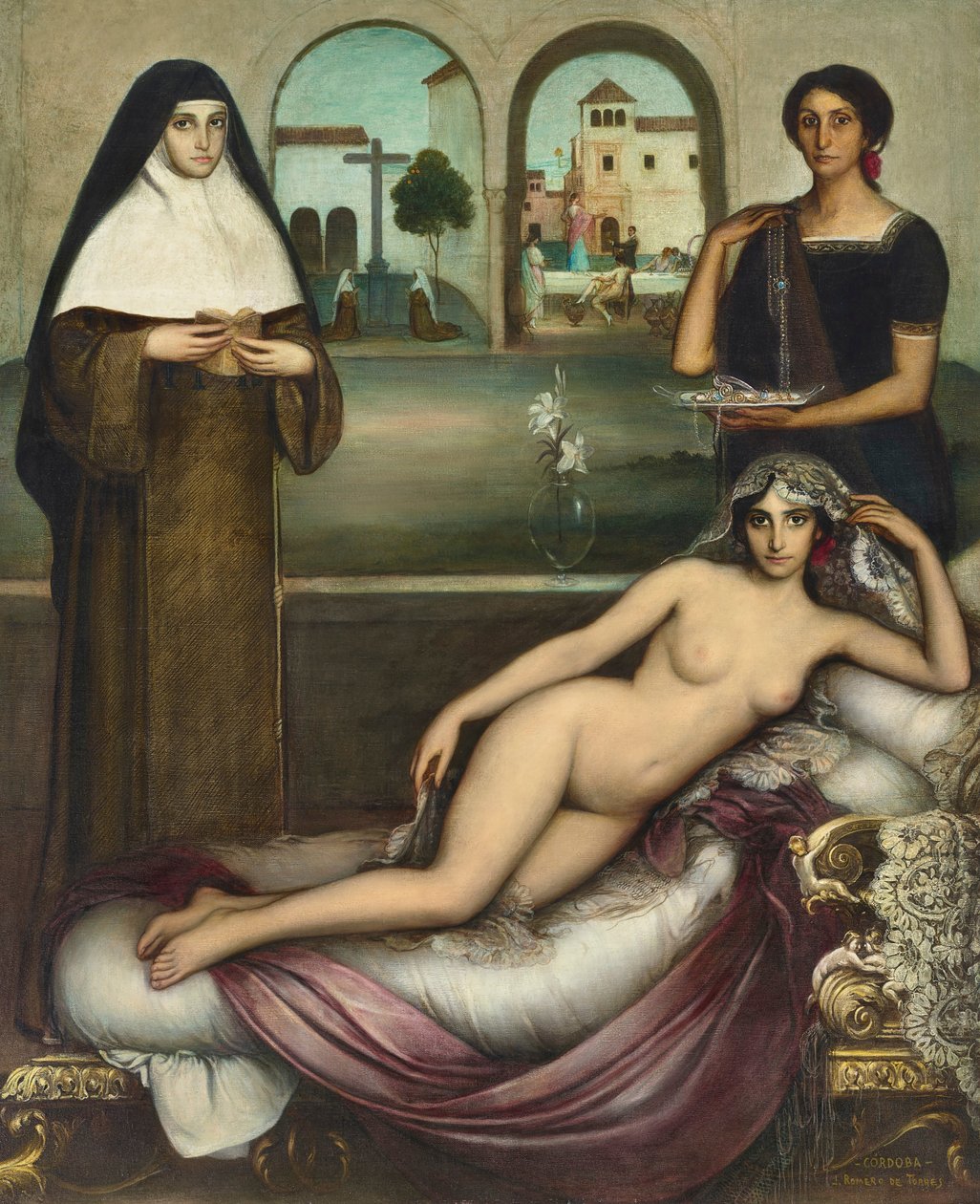 De två vägarna De två vägarna, 1915. av Julio Romero de Torres