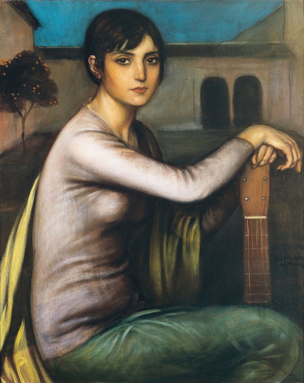 Andalusisk Sadness Melankoli, ca 1925-1928. av Julio Romero de Torres