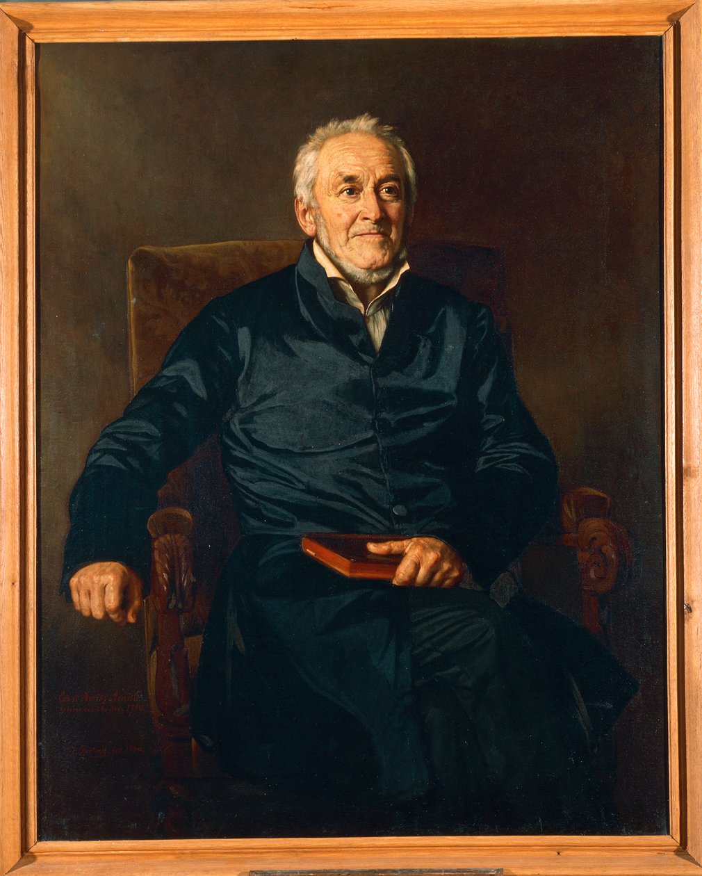 Ernst Moritz Arndt (olja på duk) av Julis Amatus Roeting
