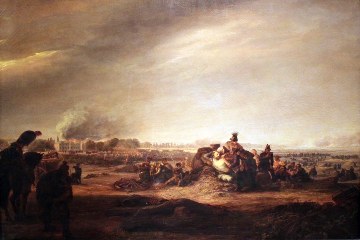 Slaget vid Dresden av Julius Ferdinand Wilhelm Sattler
