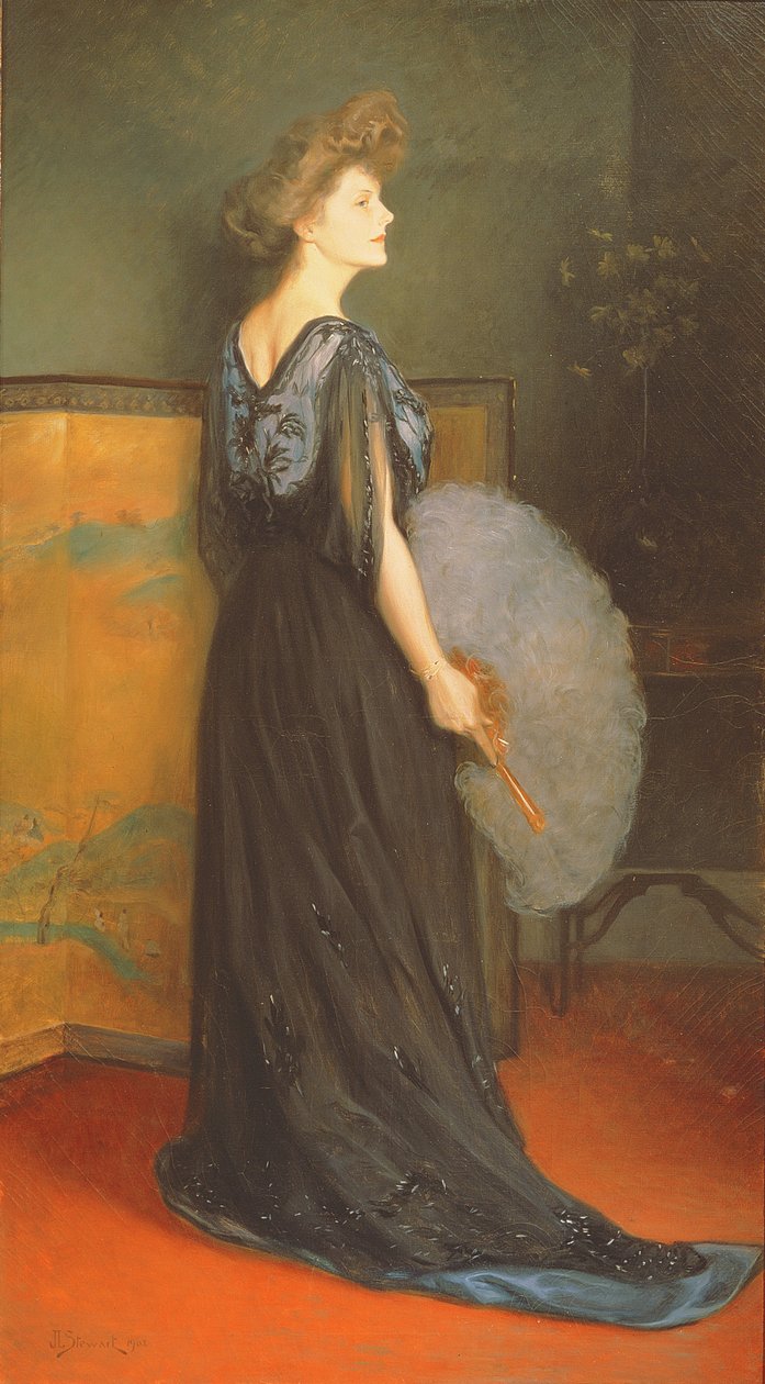 Porträtt av Mrs Francis Stanton Blake, 1908 av Julius Leblanc Stewart