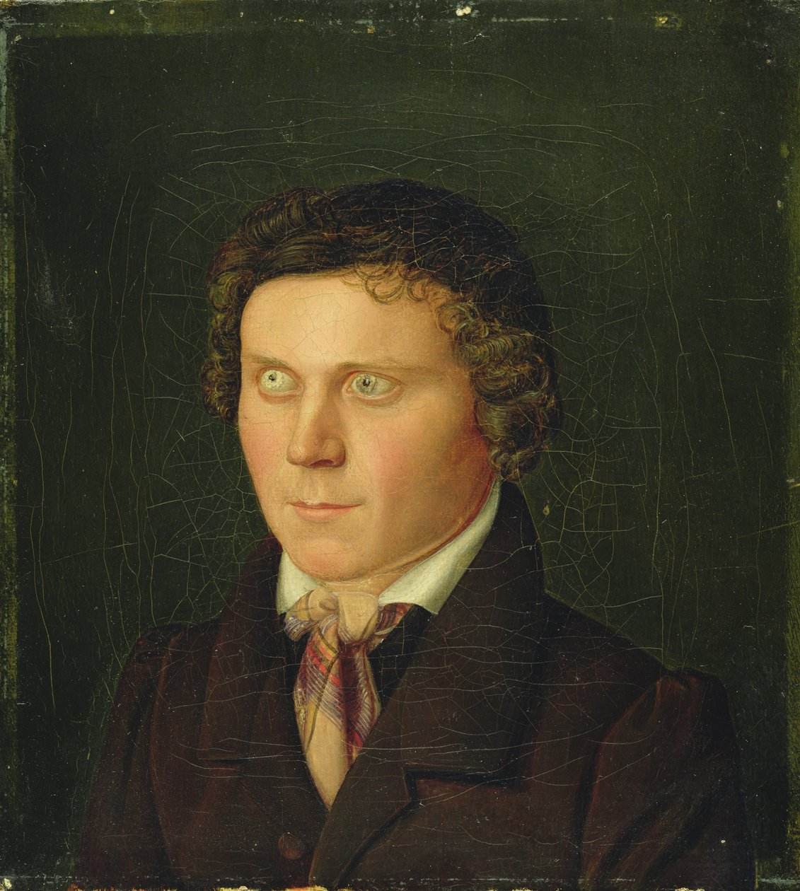 Porträtt av en blind pojke av Julius Oldach