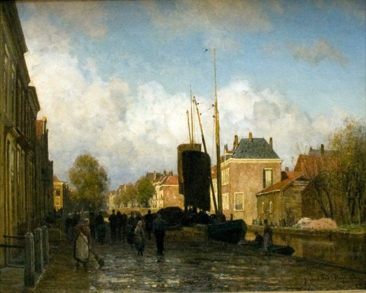  A Zieken csatorna HagabannNederlands: Het Zieken te s-Gravenhagen  av Julius Sande de van Bakhuyzen
