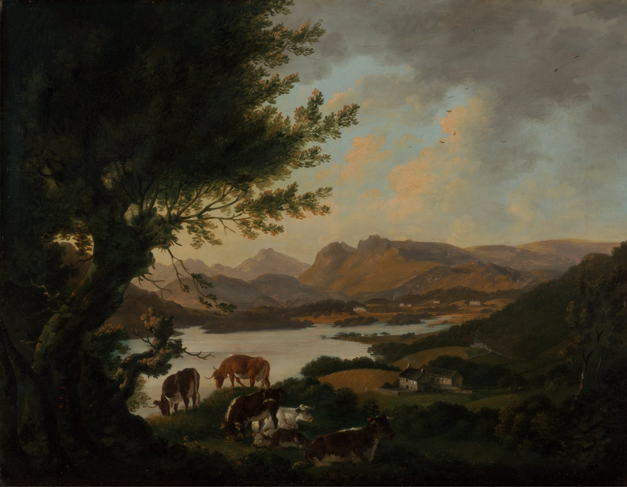 Lake Windermere av Julius Caesar Ibbetson