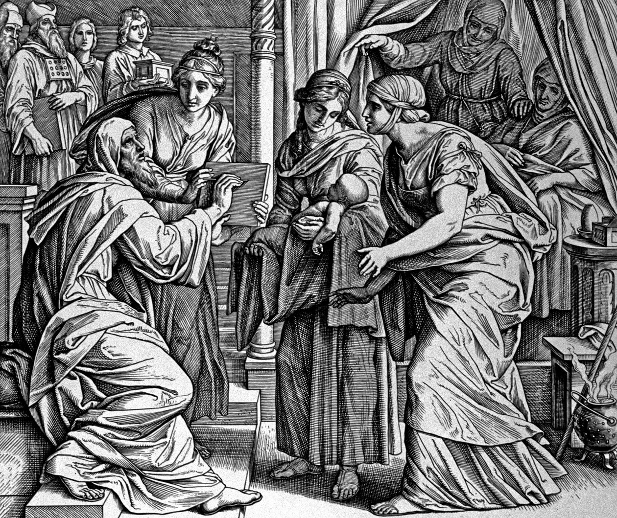 Johannes Döparens födelse av Julius Schnorr von Carolsfeld