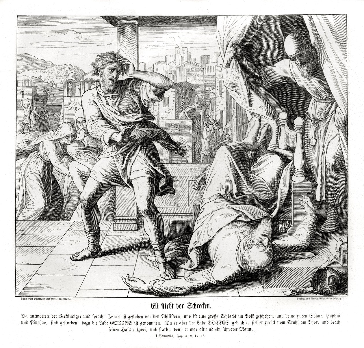 Elis död av Julius Schnorr von Carolsfeld