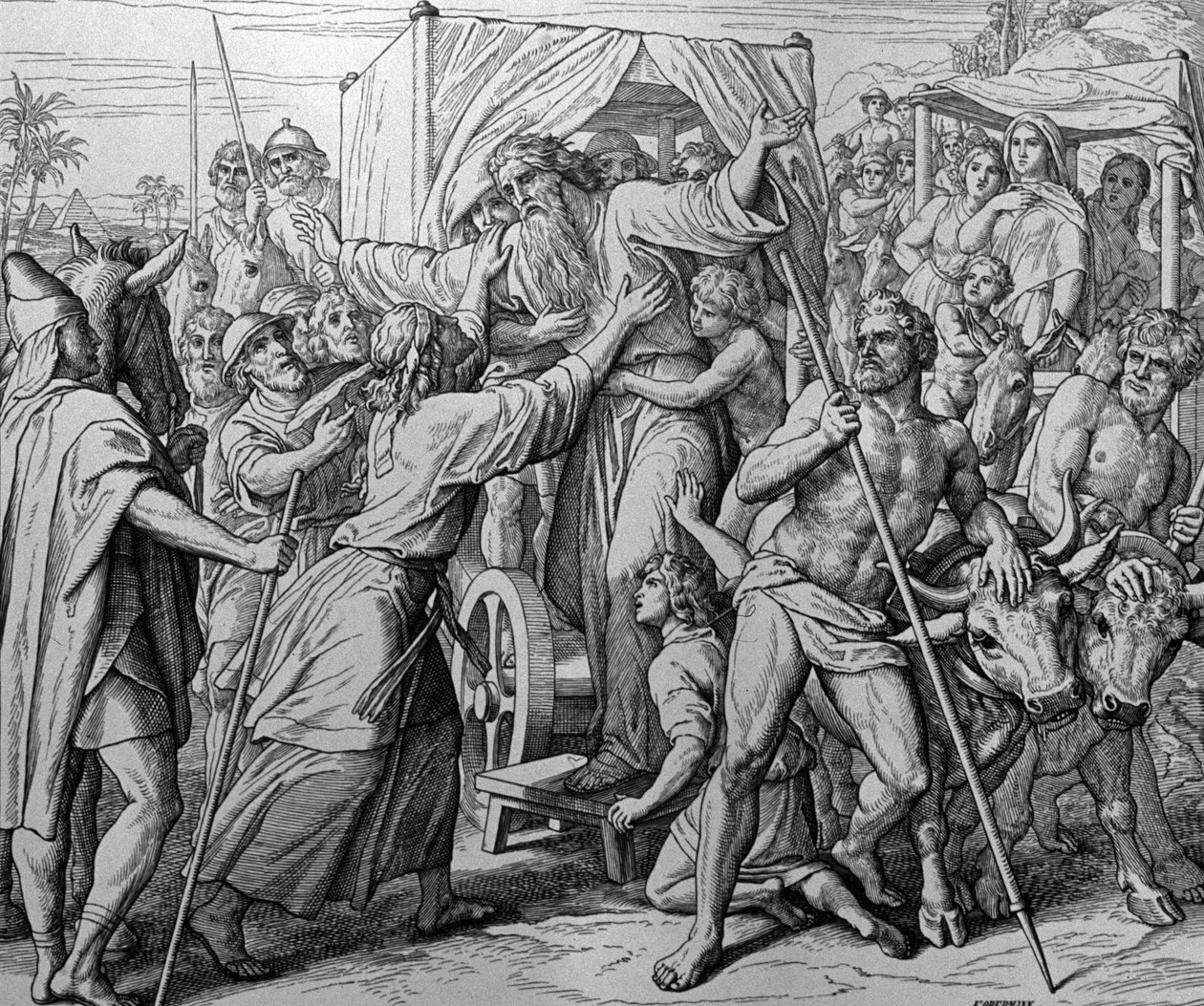 Joseph och Jacob av Julius Schnorr von Carolsfeld