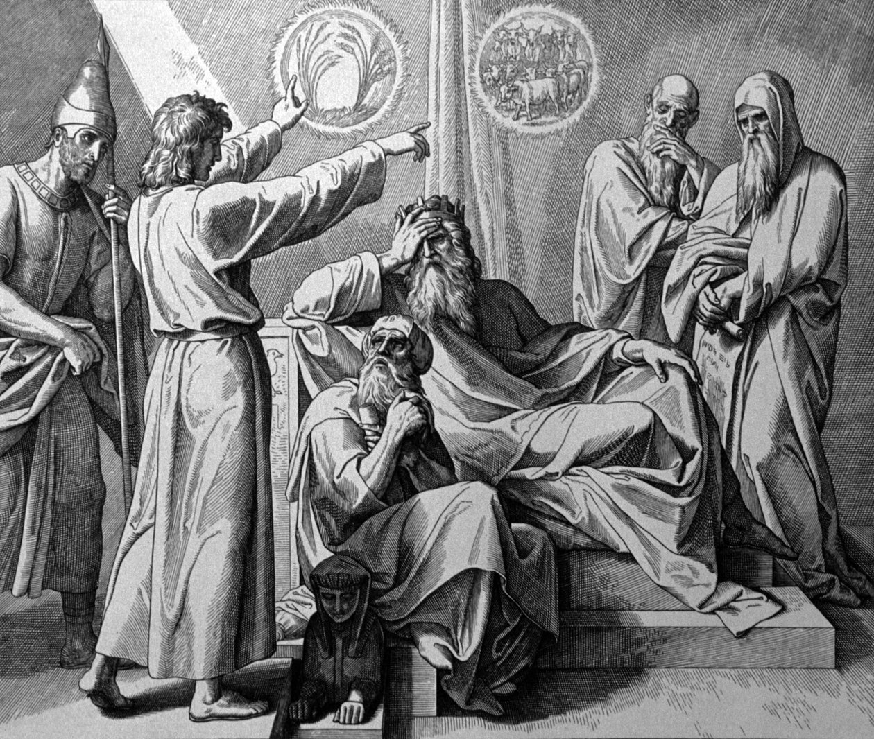 Josef och farao av Julius Schnorr von Carolsfeld