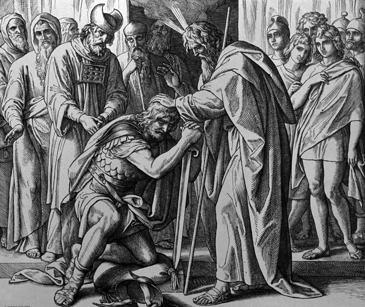 Moses och Josua av Julius Schnorr von Carolsfeld