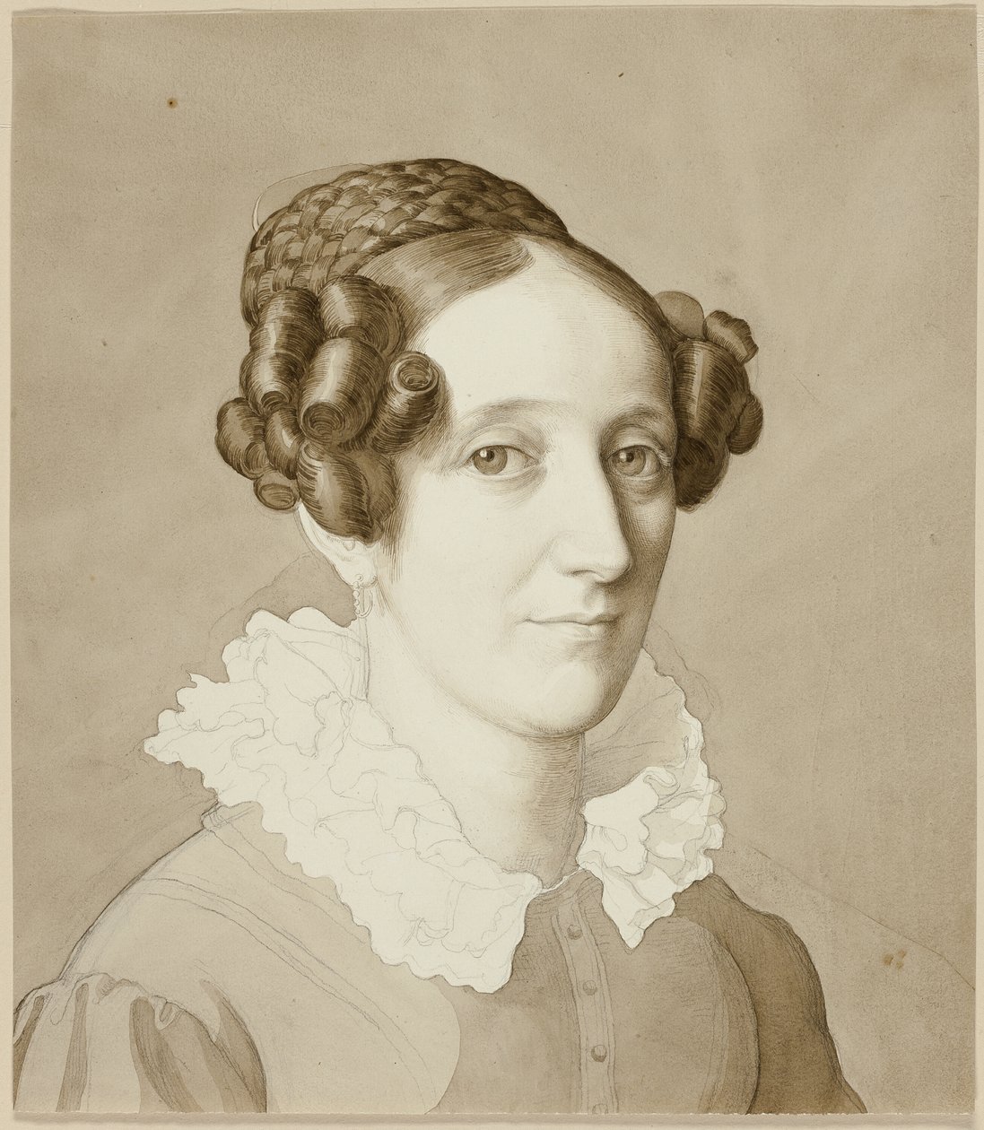 Porträtt av en kvinna av Julius Schnorr von Carolsfeld