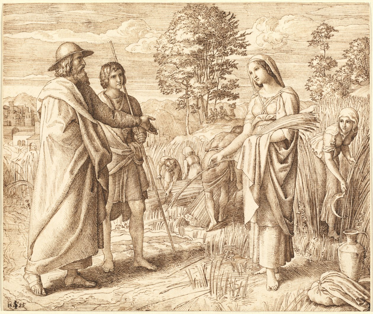 Rut och Boas av Julius Schnorr von Carolsfeld
