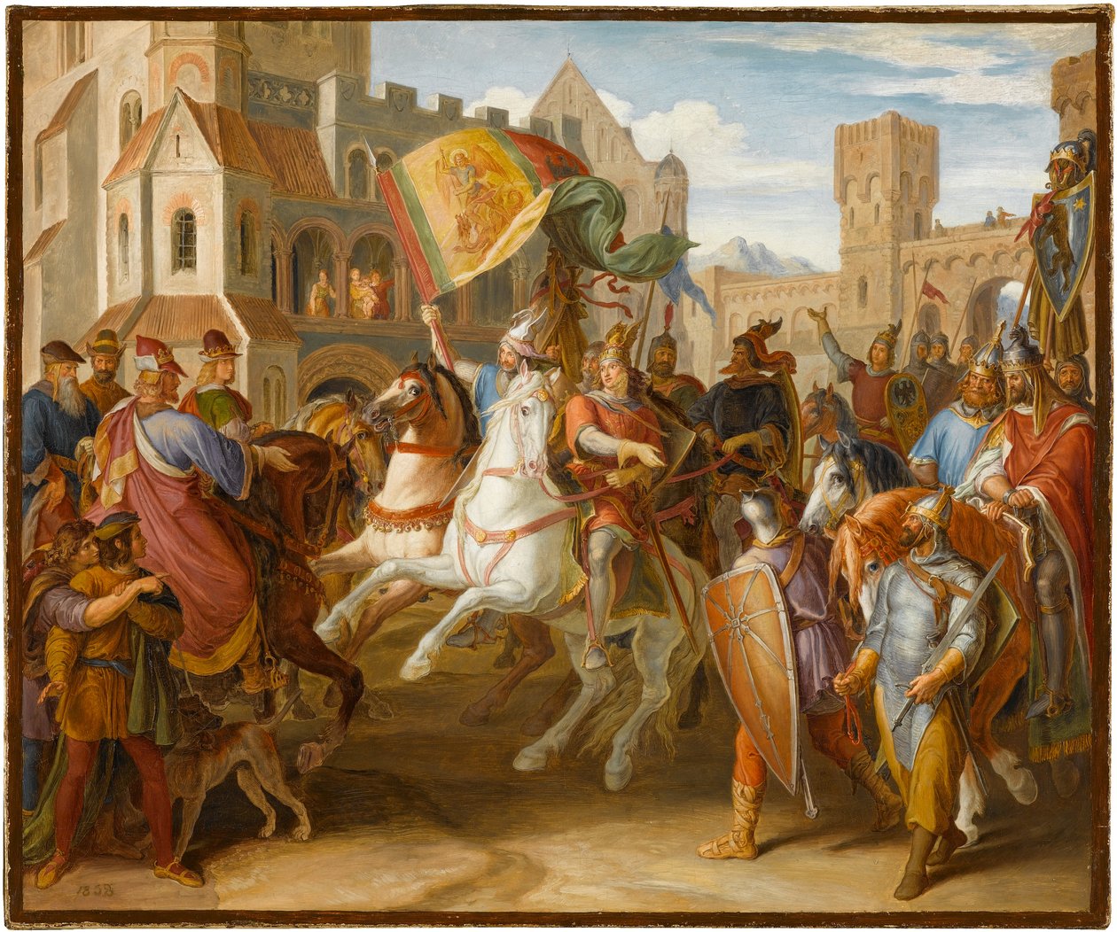 Siegfrieds segerrika hemkomst av Julius Schnorr von Carolsfeld