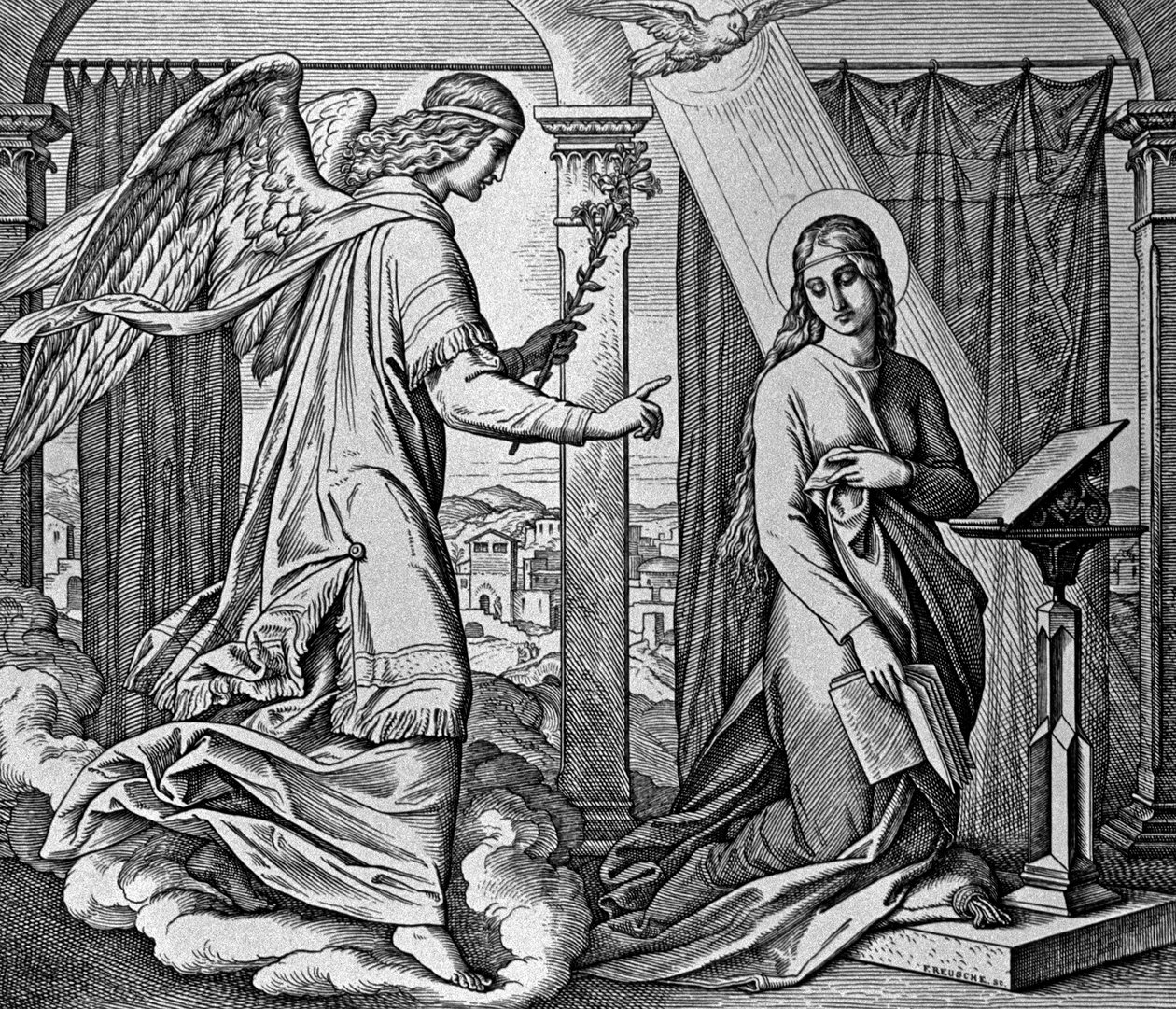 Bebådelsen av Julius Schnorr von Carolsfeld