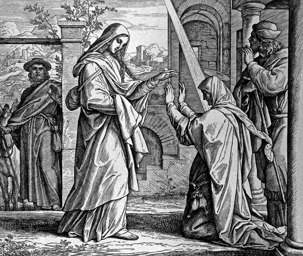 Besök av Maria av Julius Schnorr von Carolsfeld