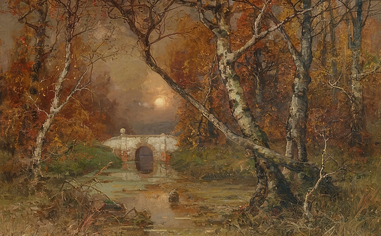Ein Park. 1883 av Julius Sergius von Klever