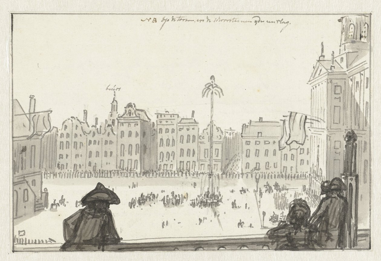 Högtiden för upprättandet av konstitutionen den 19 maj 1798 av Jurriaan Andriessen