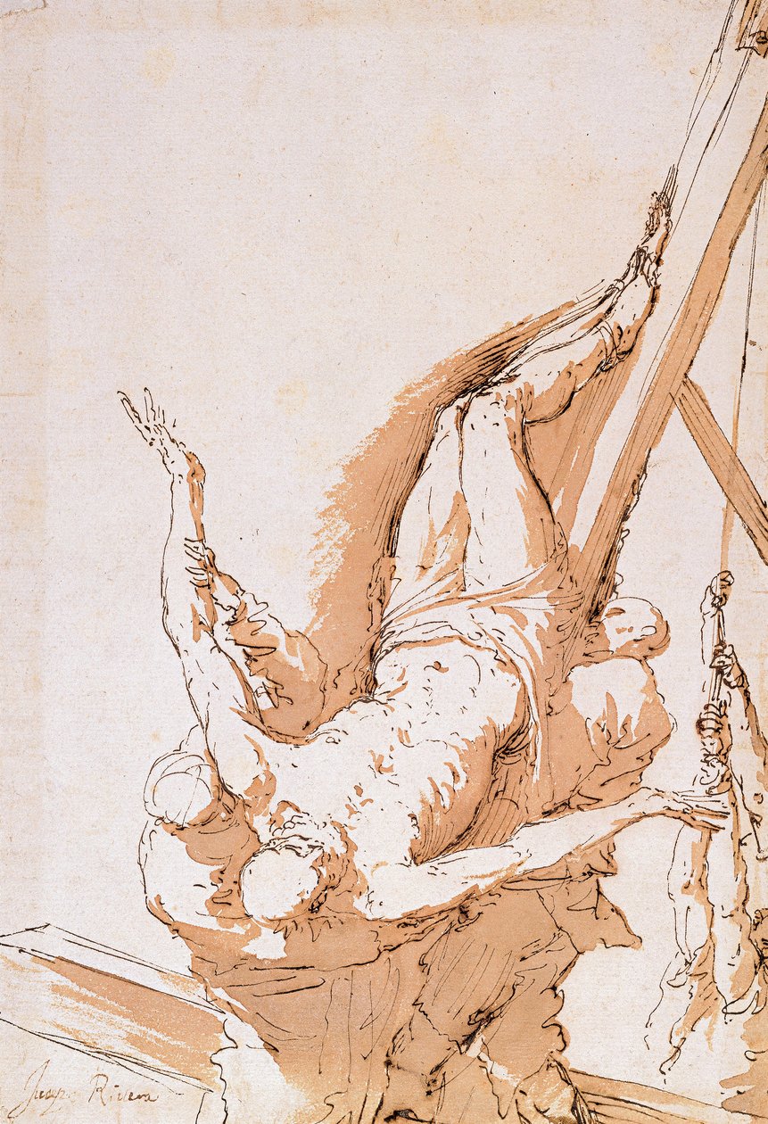 Crucifixion of Saint Peter, c.1625-1630 av Jusepe de Ribera
