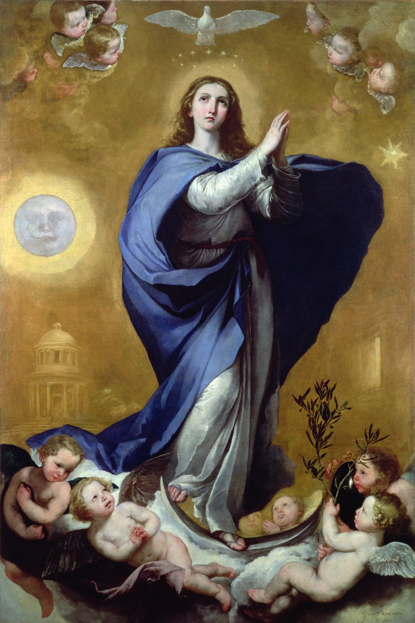 Obefläckad avlelse, 1637 av Jusepe de Ribera