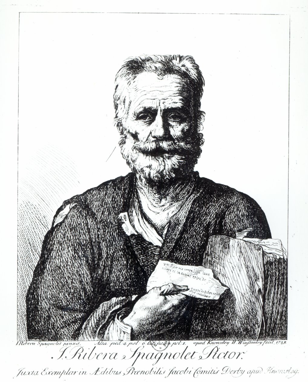Självporträtt, 1729 av Jusepe de Ribera