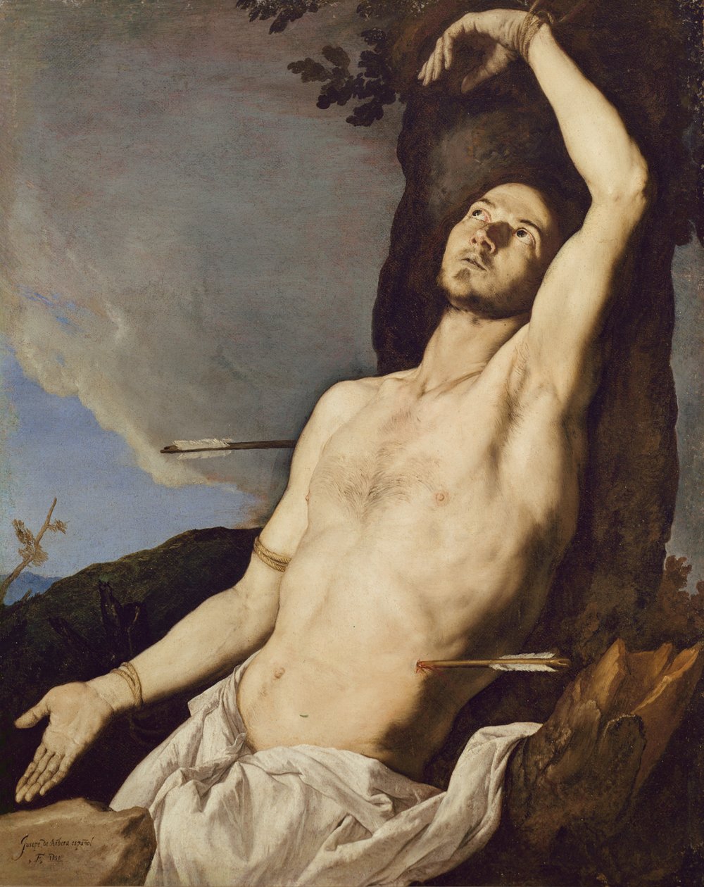 St Sebastian av Jusepe de Ribera