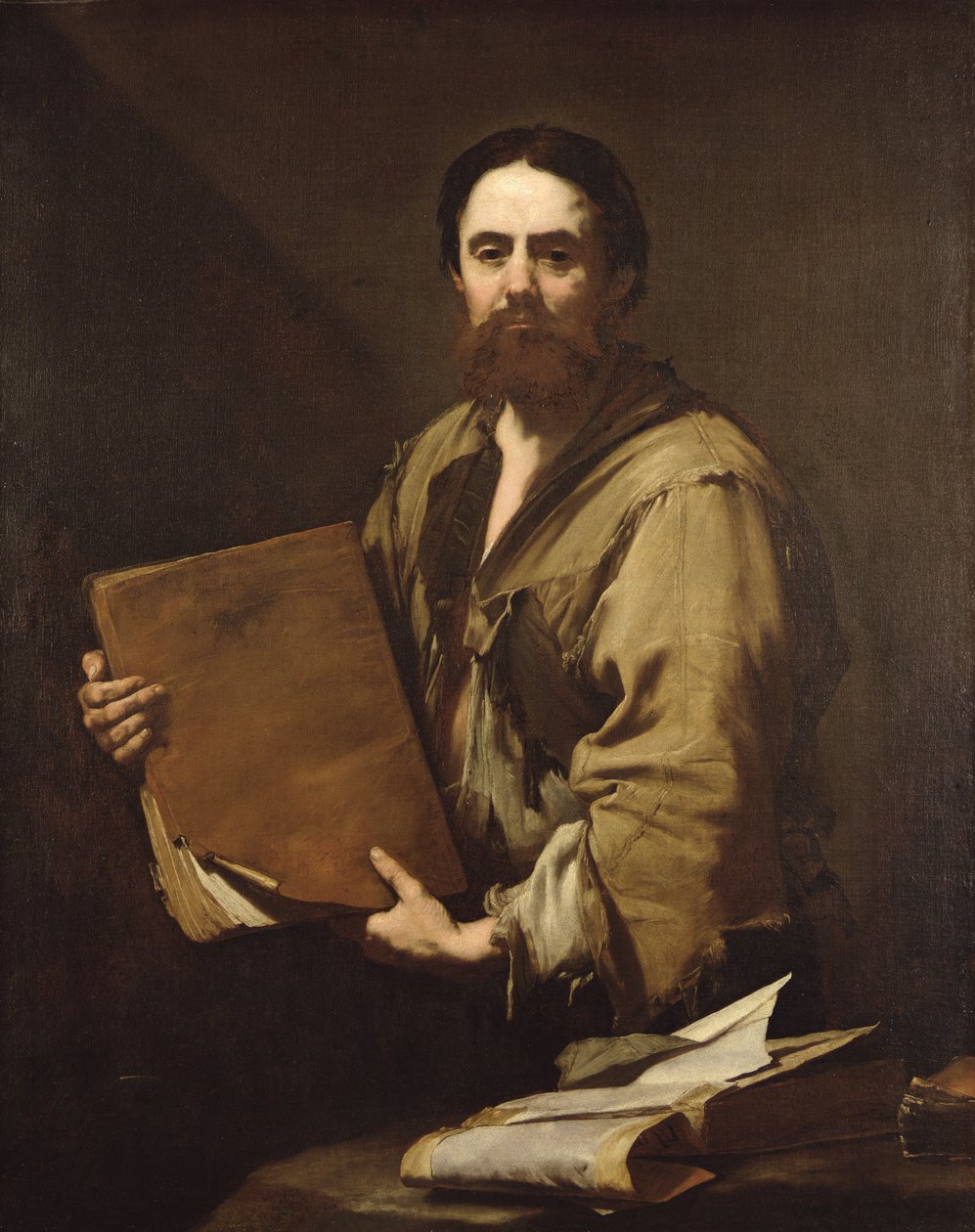 En filosof, ca 1630-talet (olja på duk) av Jusepe de (1591 1652) Ribera