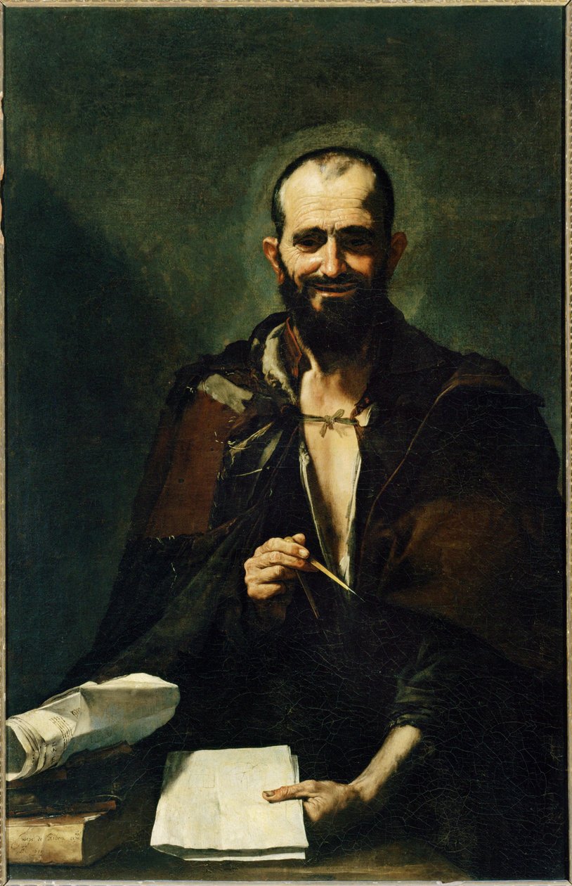 Arkimedes ... (målning på duk) av Jusepe de (1591 1652) Ribera