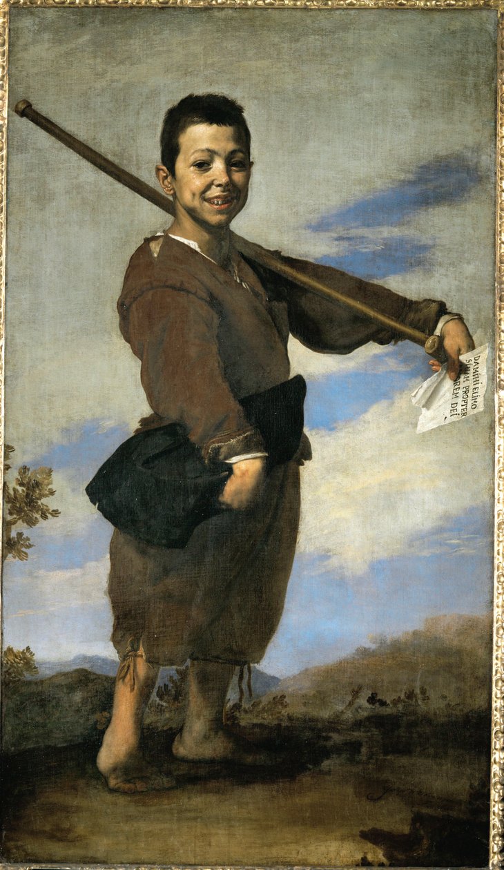 Le Pied bot - Den klumpfotade pojken... av Jusepe de (1591-1652) Ribera