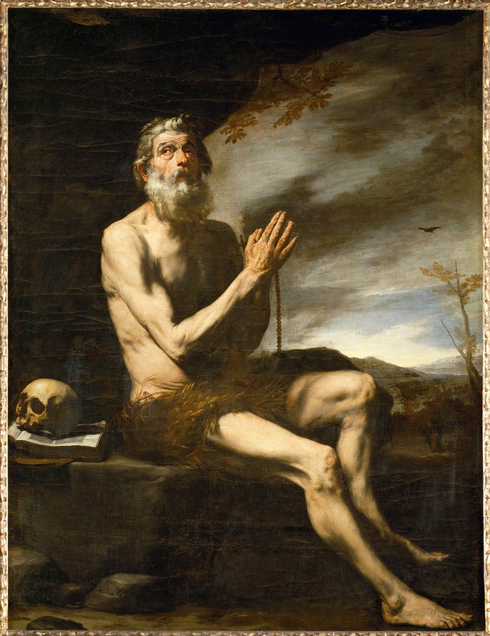Sankt Paulus eremit... av Jusepe de (1591-1652) Ribera