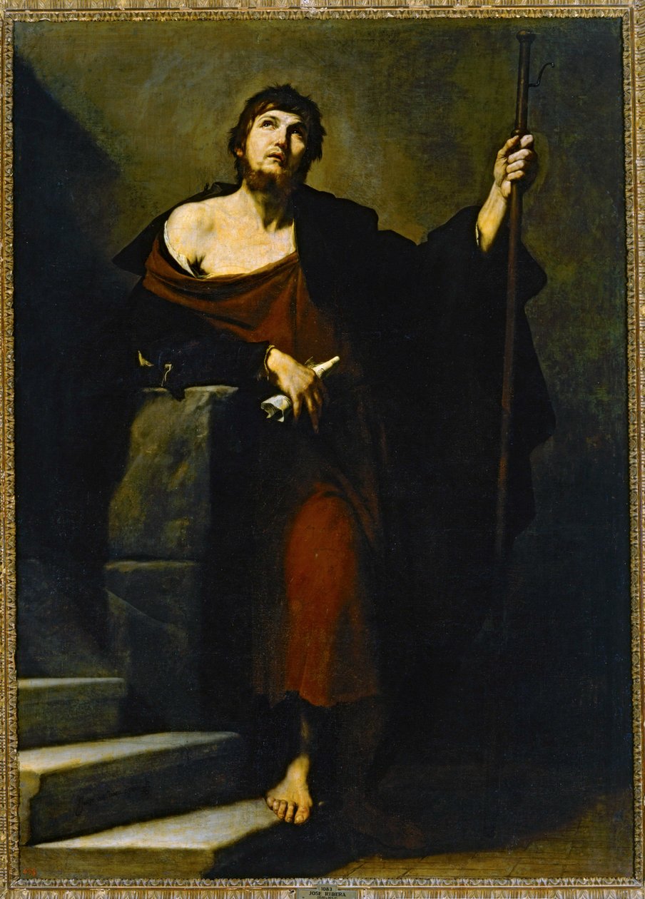 Staint James the Greater ... (målning på duk) av Jusepe de (1591 1652) Ribera
