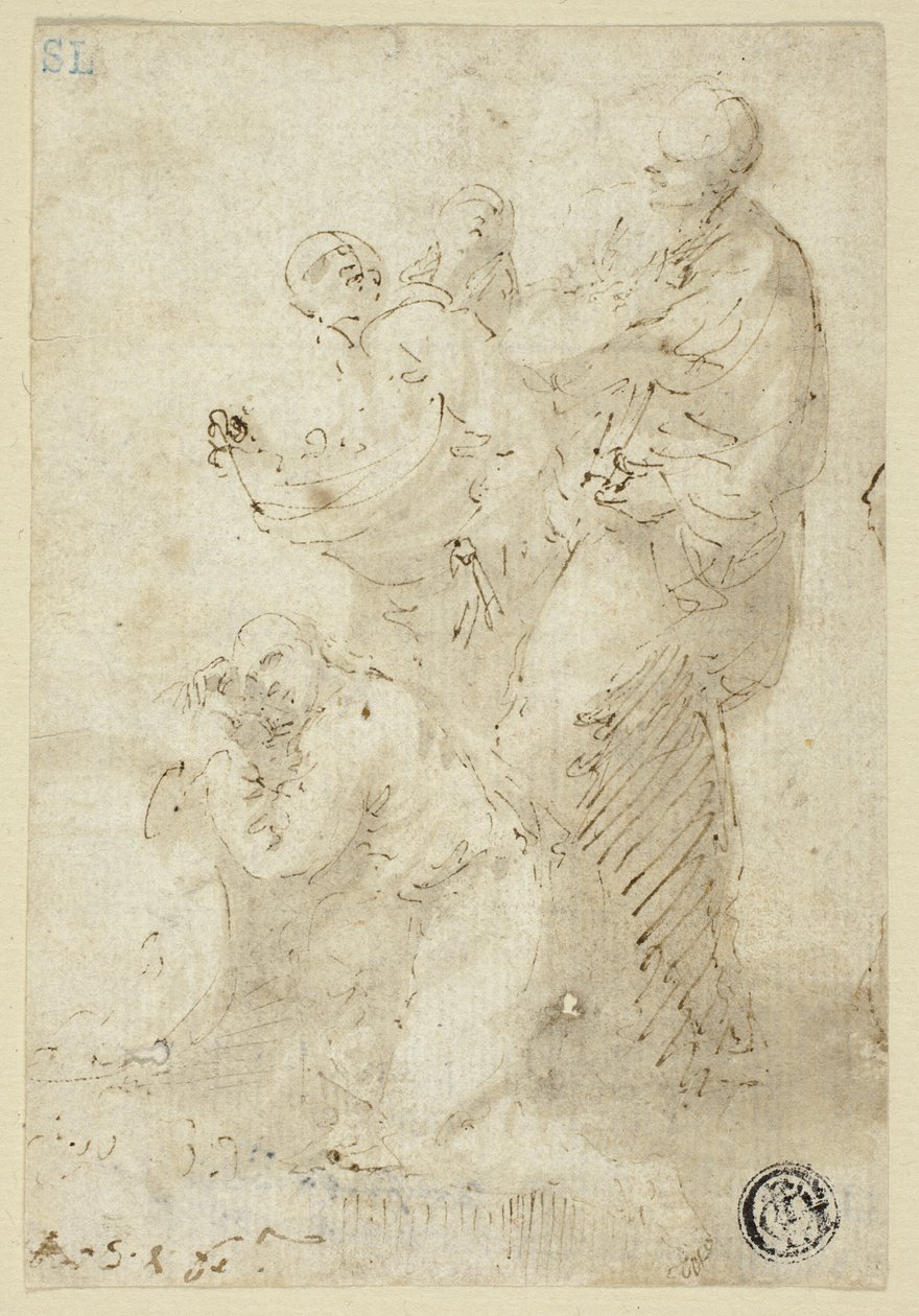 En grupp av figurer av Jusepe de Ribera