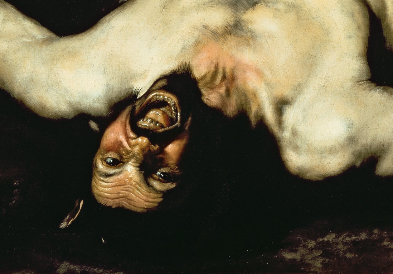 Apollo och Marsyas, 1637 (detalj av 188726) av Jusepe de Ribera
