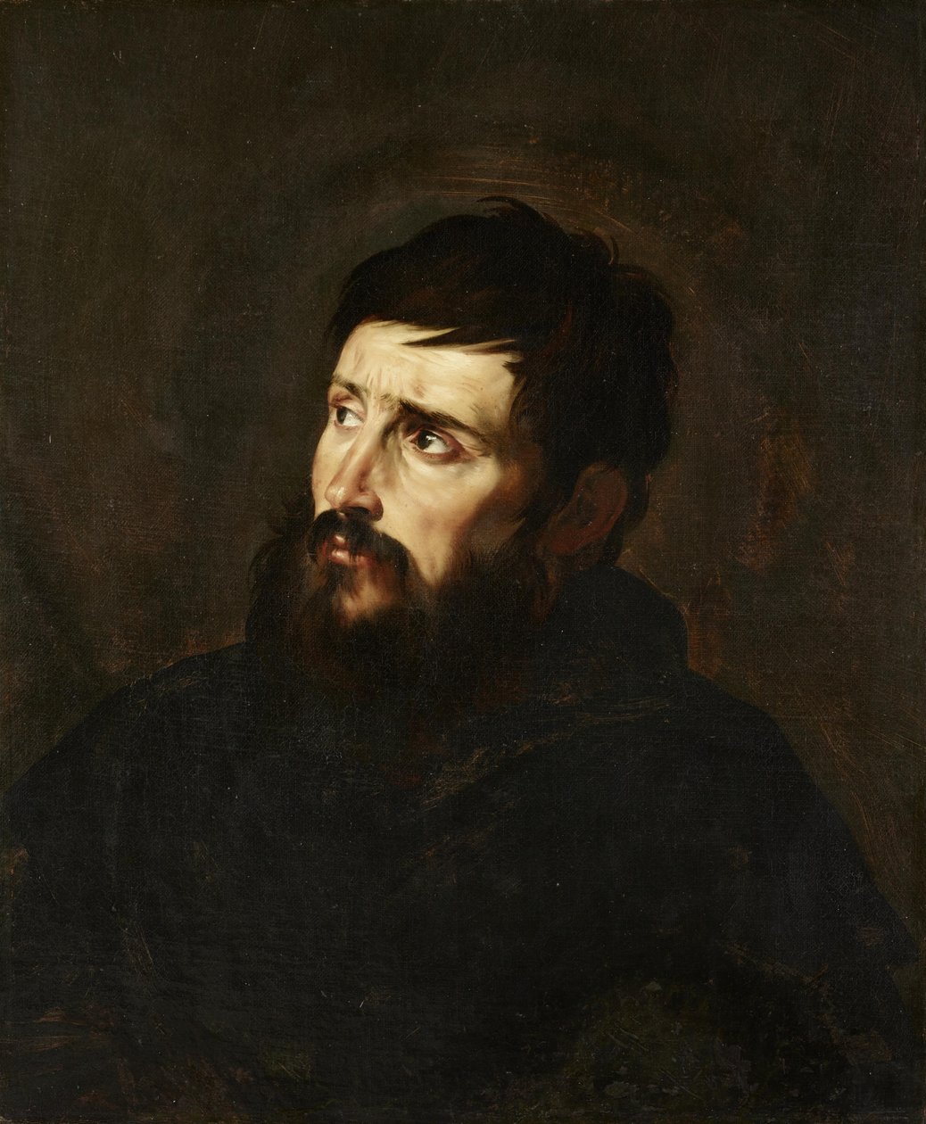 Bröstbild av en man av Jusepe de Ribera