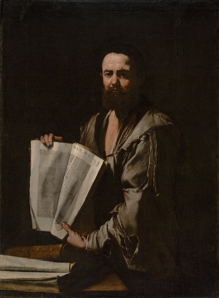 Euklid, ca 1630-35 av Jusepe de Ribera