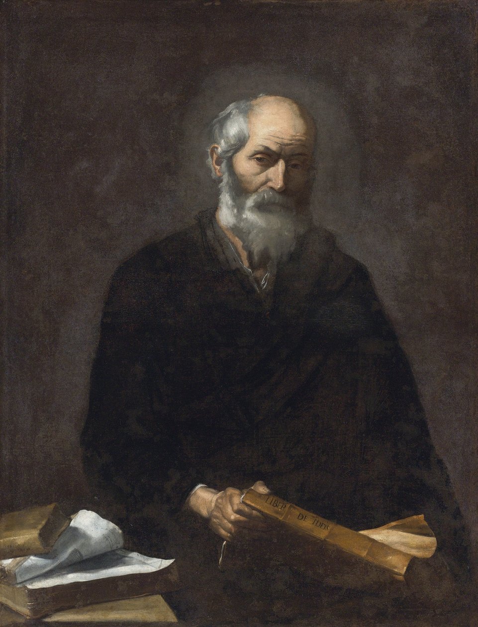 ""Filosofen Platon av Jusepe de Ribera