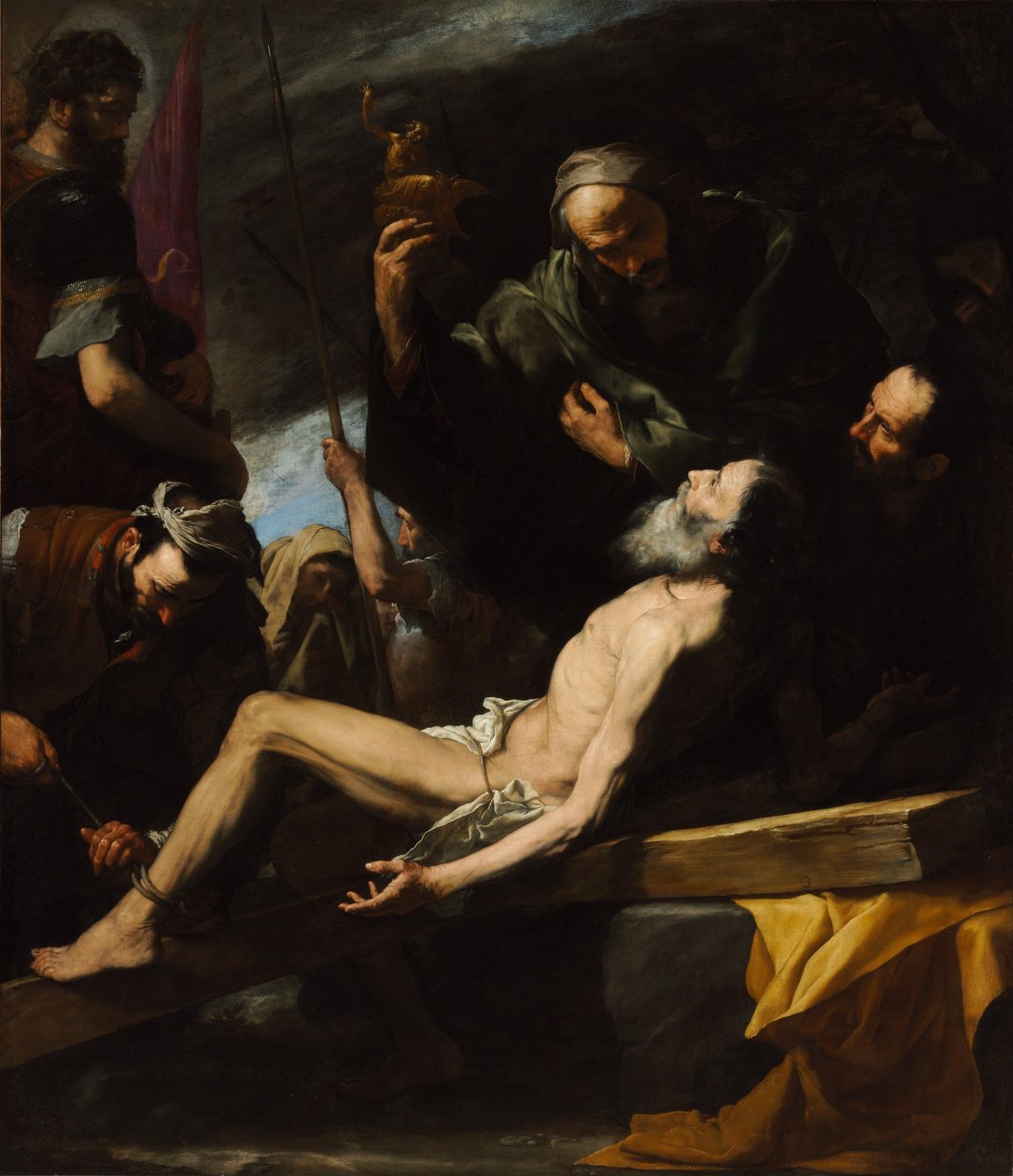 Sankt Andreas martyrdöd av Jusepe de Ribera
