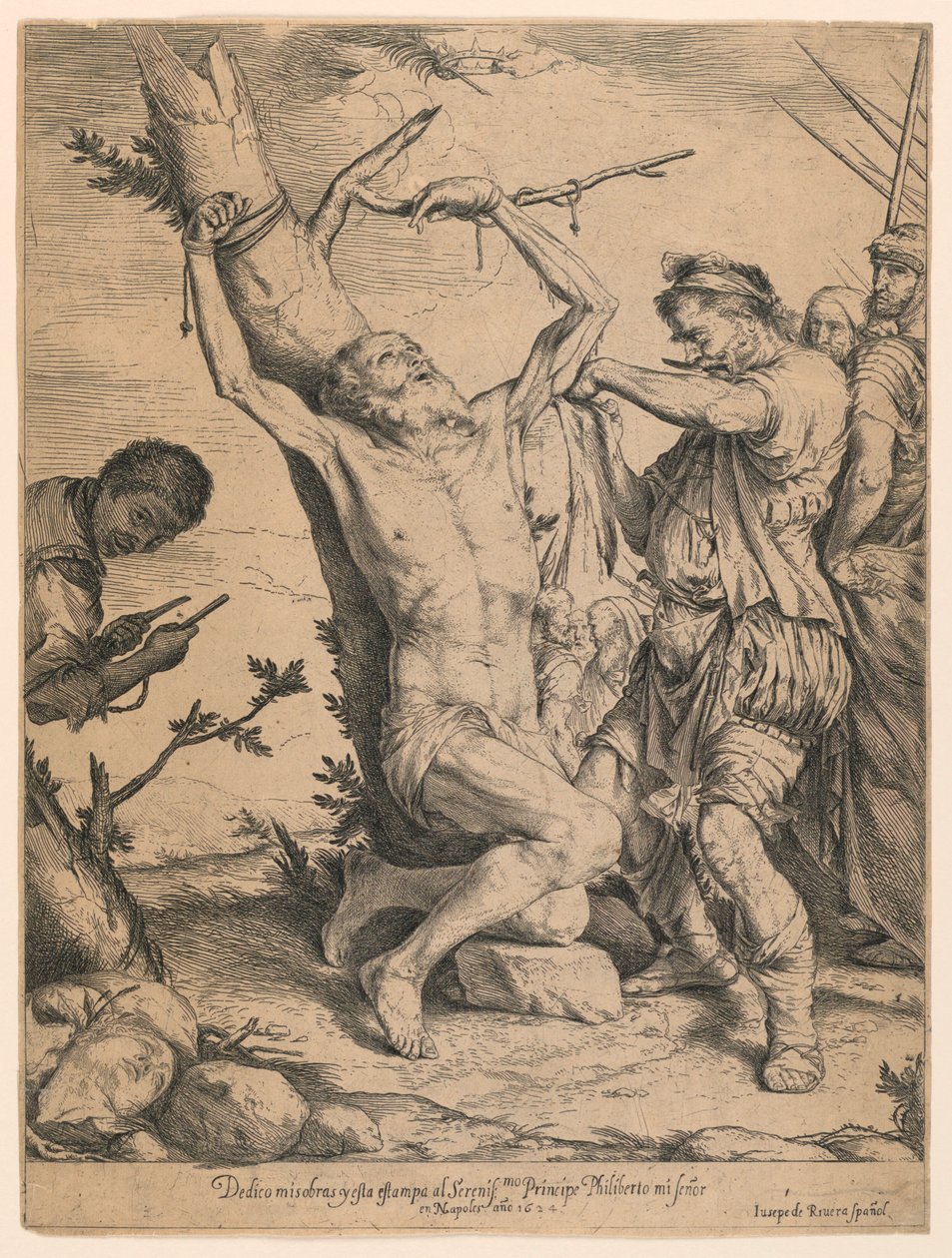 Saint Bartholomews martyrskap av Jusepe de Ribera