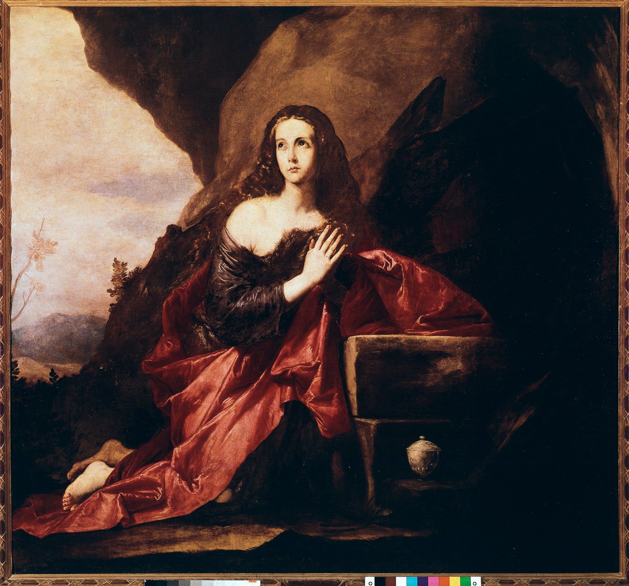 Maria Magdalena ber (olja på duk av Jusepe de Ribera