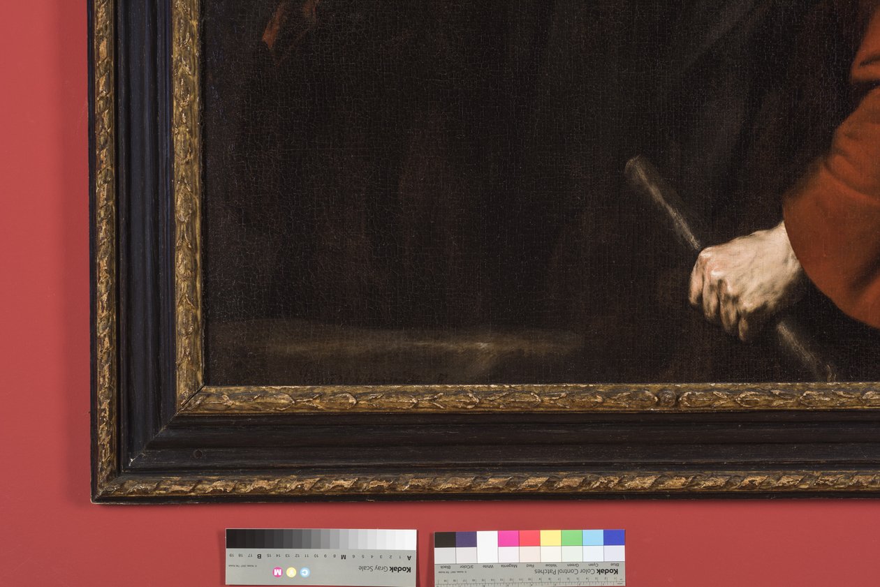 Saint Bartholomew, detalj, ca 1632 (olja på duk) av Jusepe de Ribera