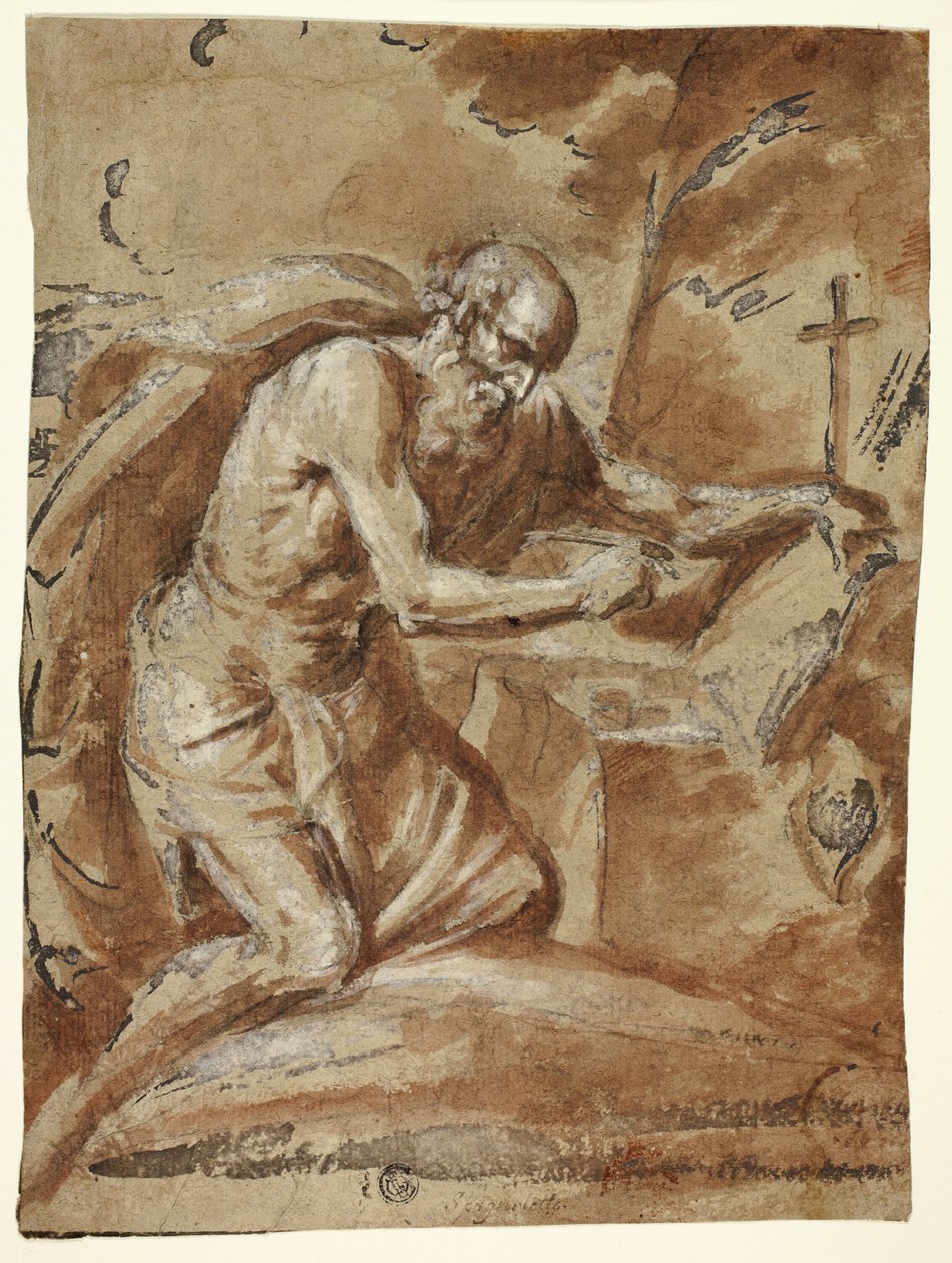 Sankt Jerome av Jusepe de Ribera