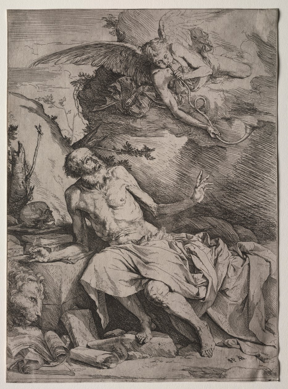 Sankt Jerome. av Jusepe de Ribera