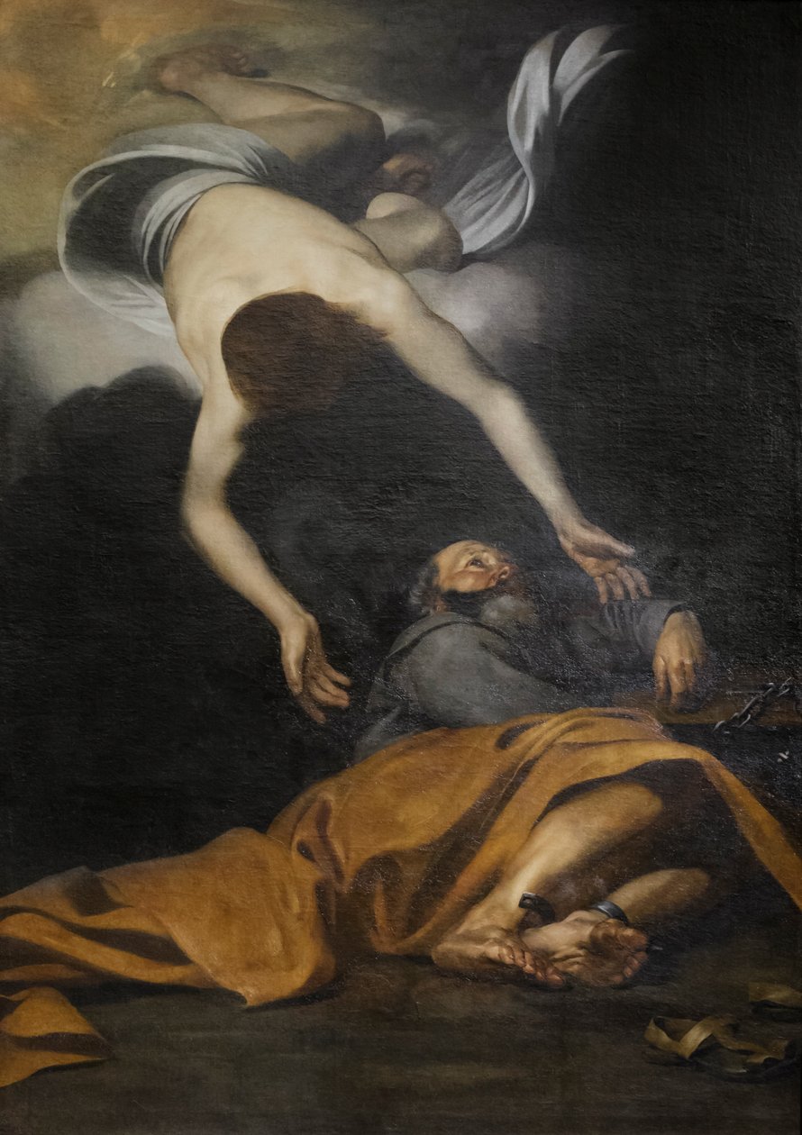 S:t Peter befriad från fängelse av Jusepe de Ribera