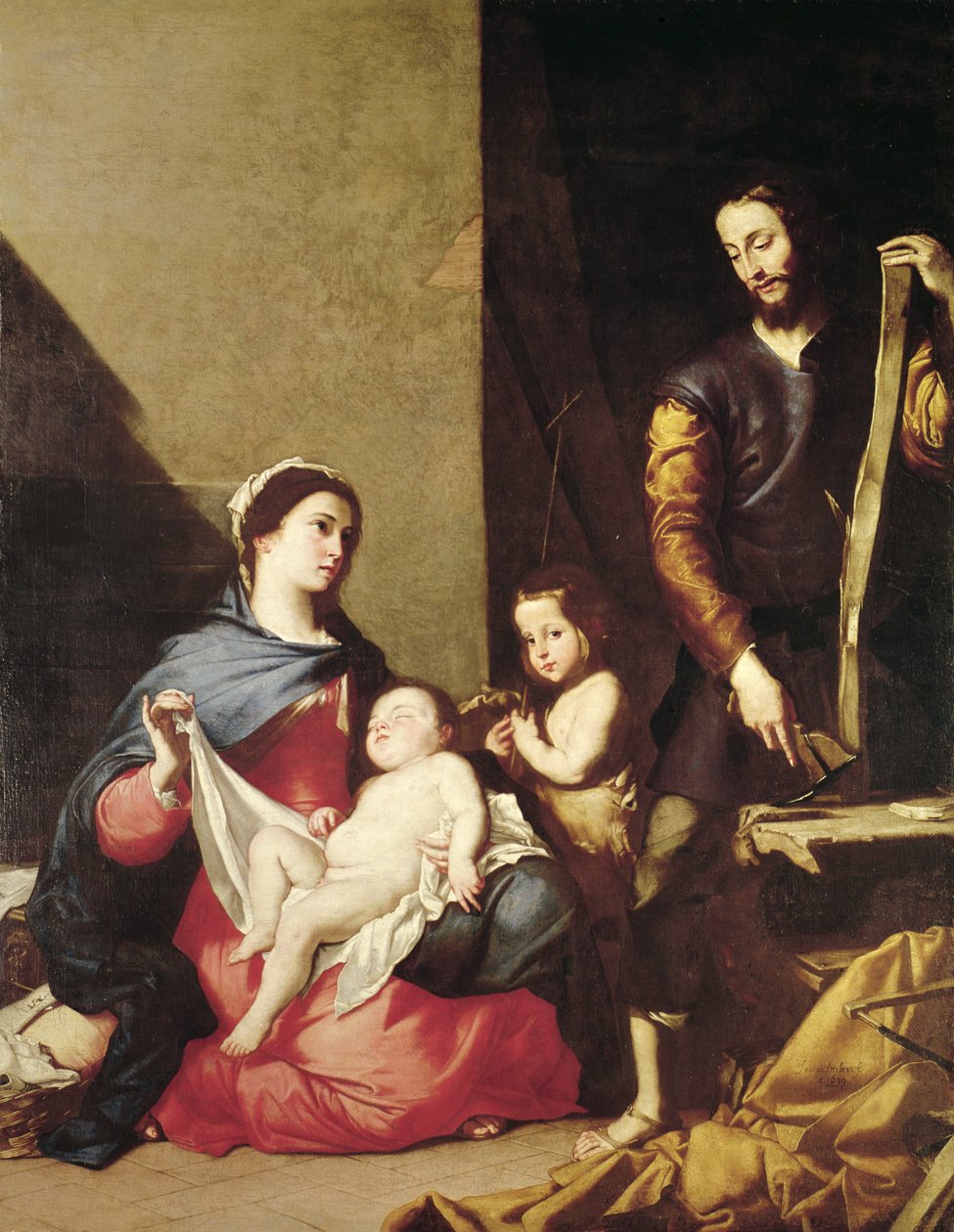 Den heliga familjen, 1639 av Jusepe de Ribera