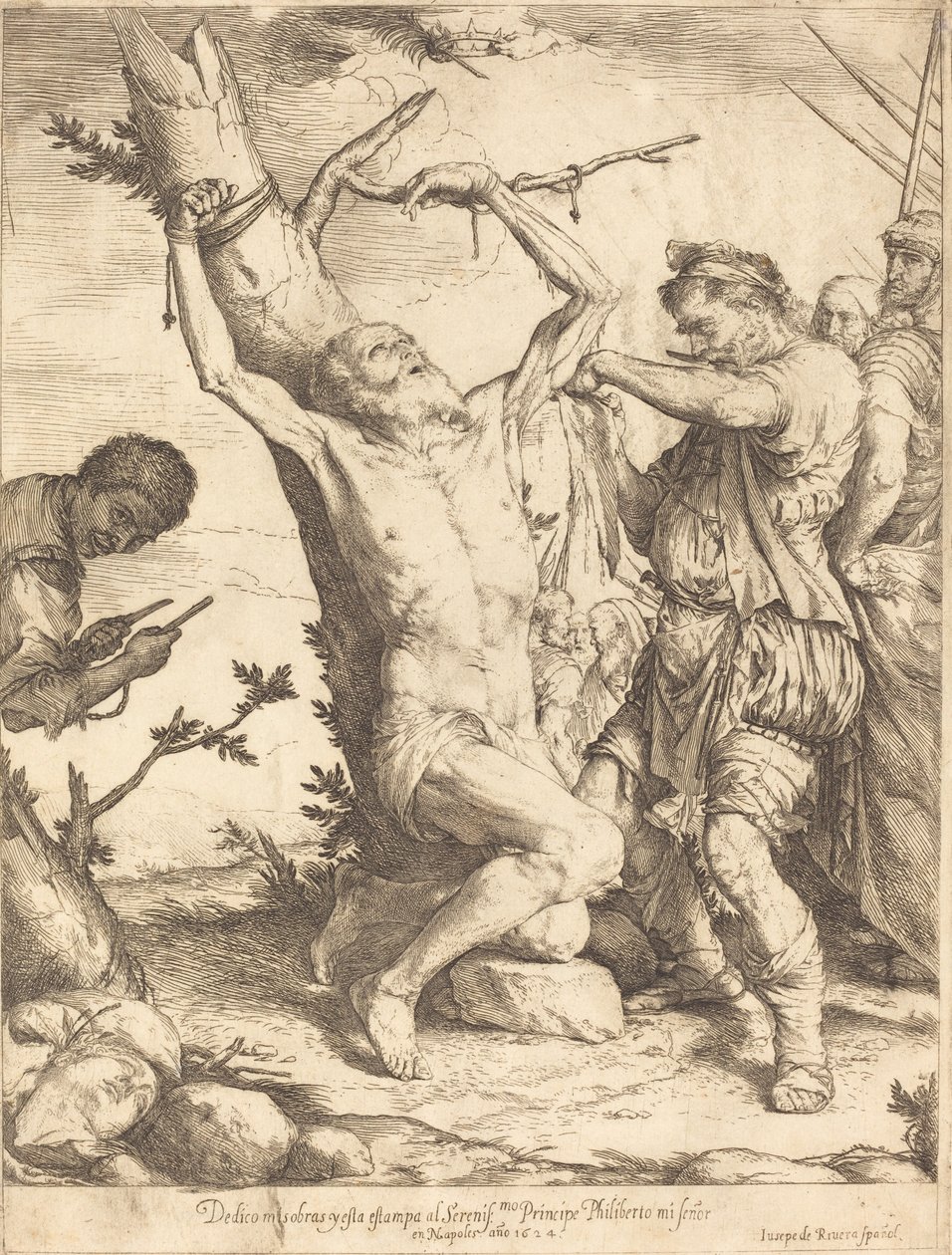 Sankt Bartolomeus martyrskap av Jusepe de Ribera