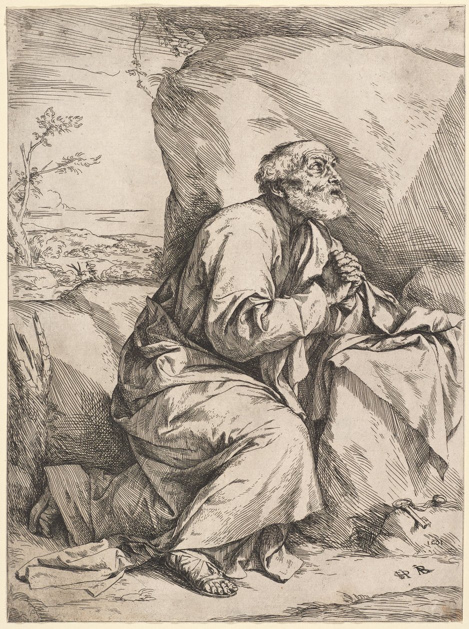 Sankt Petrus botgöring av Jusepe de Ribera