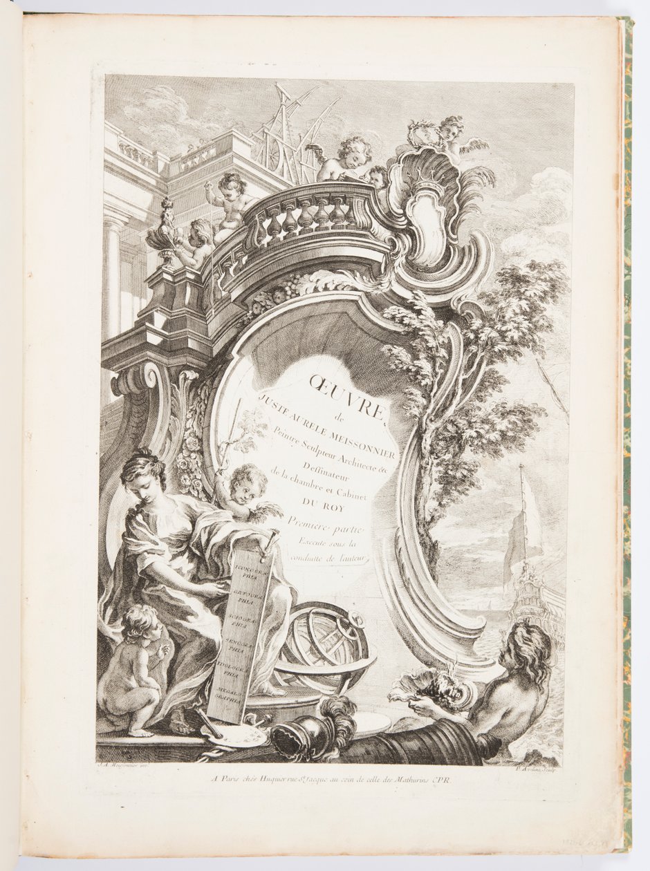 Verk av Juste-Aurèle Meissonnier av Juste Aurèle Meissonnier