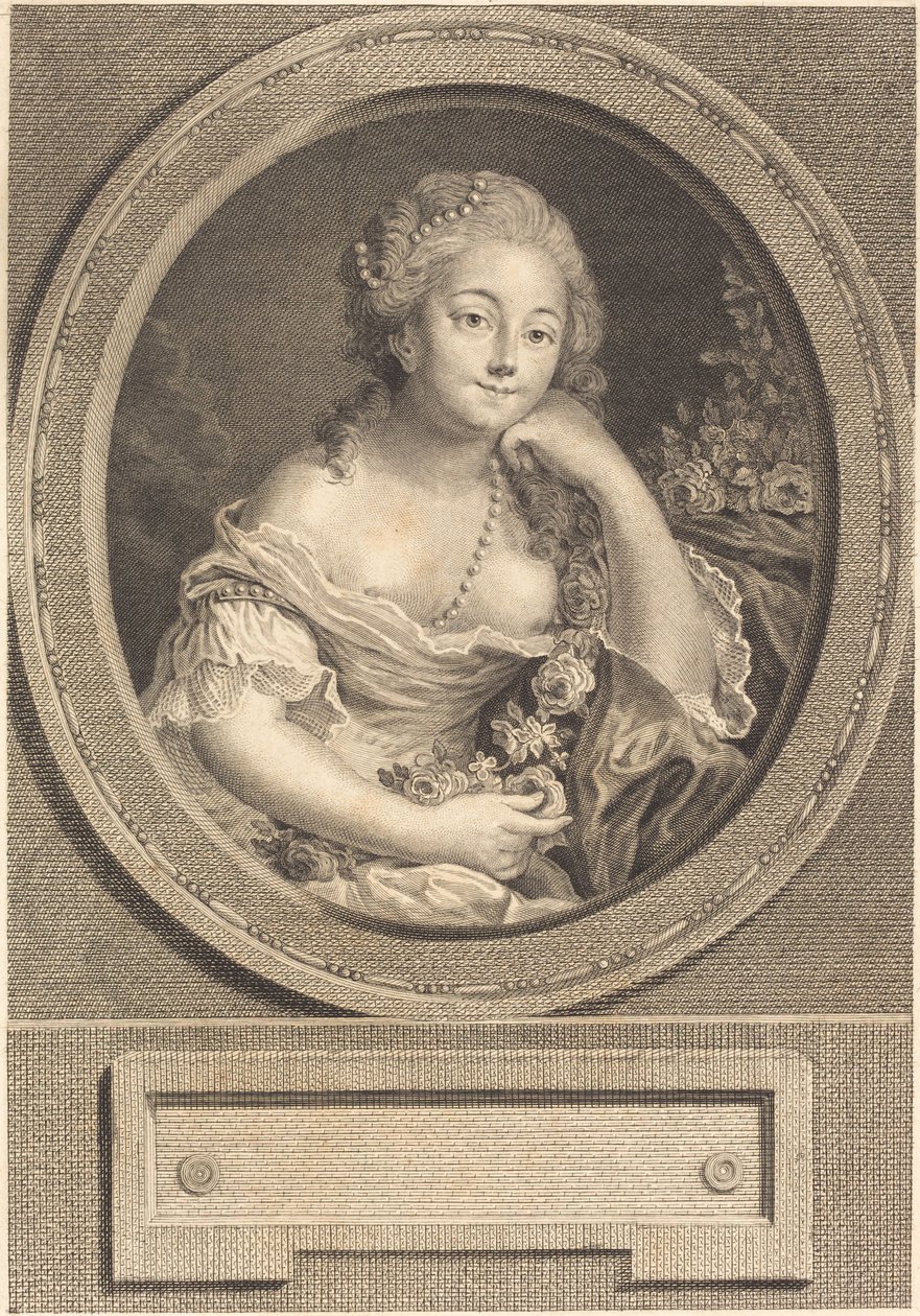 Det lätta plagget av Juste Chevillet after Pierre Antoine Baudouin