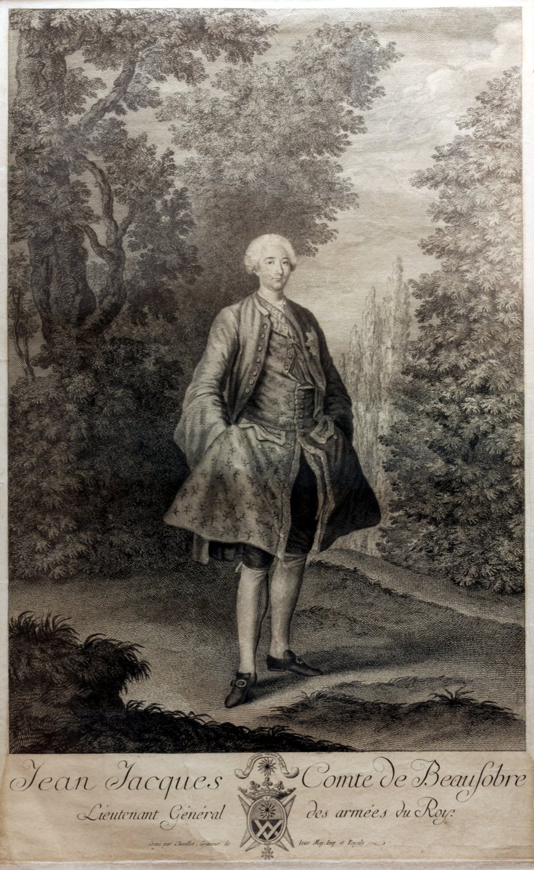 Jean-Jacques, greve av Beausobre (1704-1783), generallöjtnant för kungens arméer av Justus Chevillet